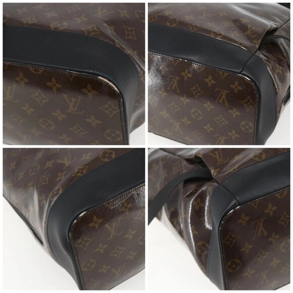 LOUIS VUITTON Monogram Eclipse Glaze Zipped Tote Backpack M43900 LV main image 5